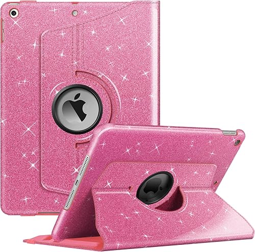 Vista 56 de Fintie - Funda giratoria para iPad de 9ª generación / 8ª generación / 7ª generación, de 10.2 pulgadas, funda giratoria en 360 grados, funda Azul