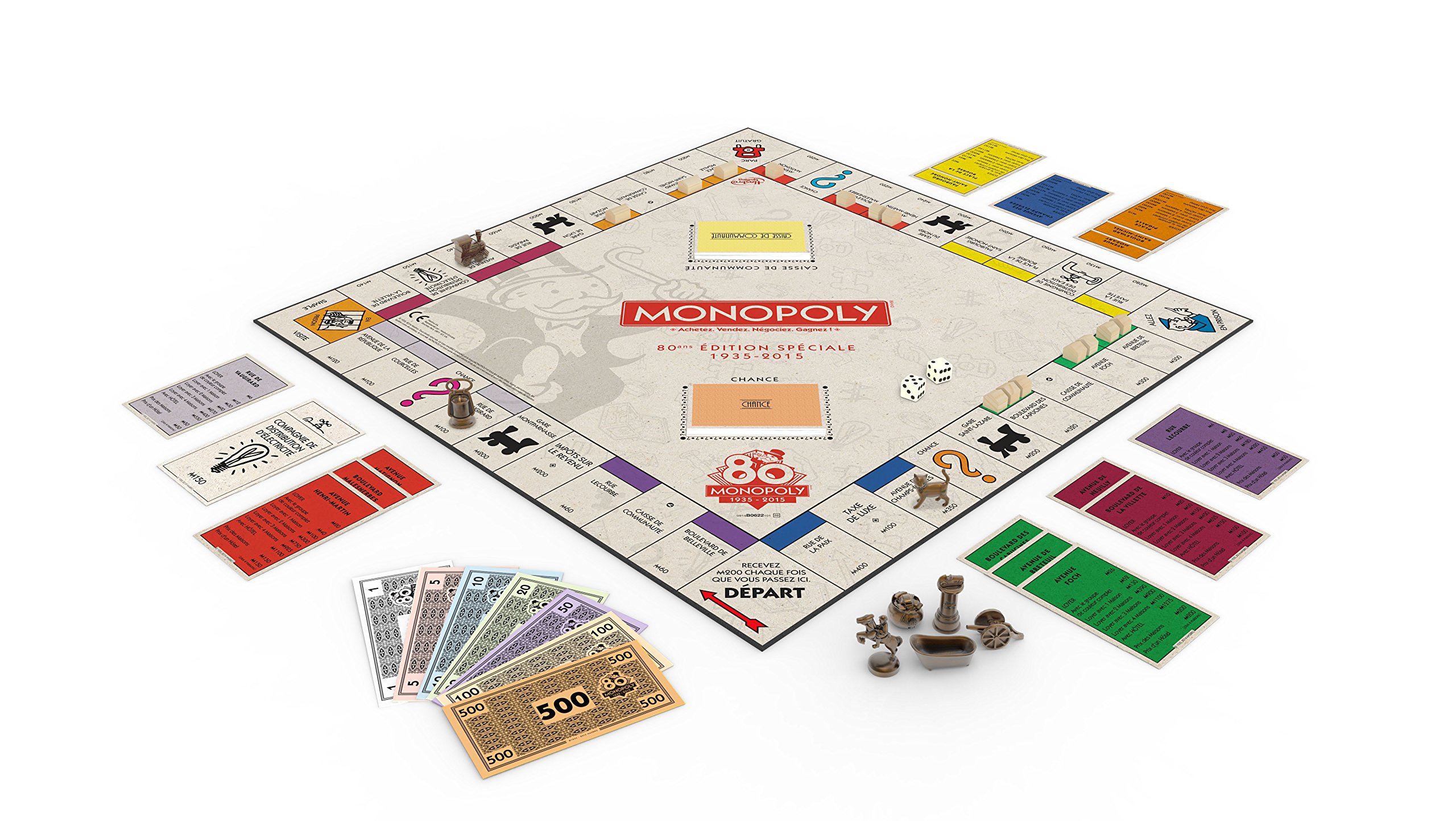 Jeu De Société Monopoly Charente - Édition Rare 100% Complète (Winning Moves)