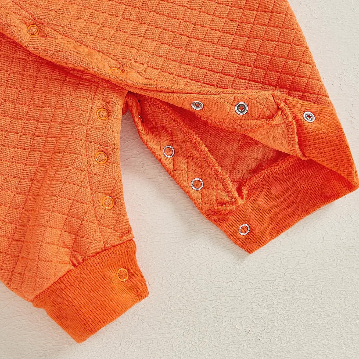 Newborn Baby Girl Boy Jumpsuit Cute Halloween Pumpkin Romper Embroidery Thanksgiving Turkey Fall Winter Outfit - Image 5