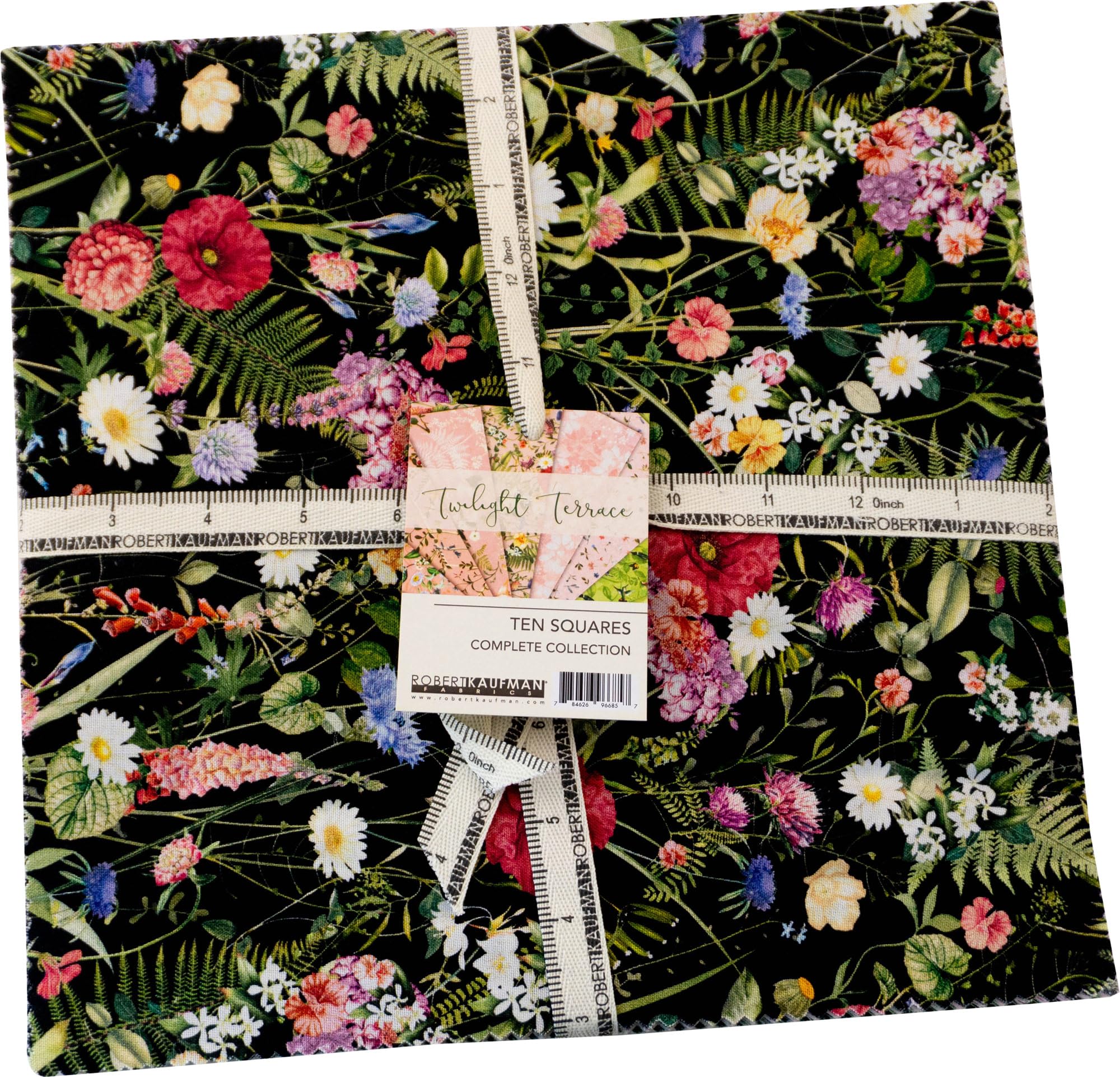 Twilight Terrace Ten Square 42 10-inch Squares Layer Cake Robert Kaufman Fabrics TEN-1472-42
