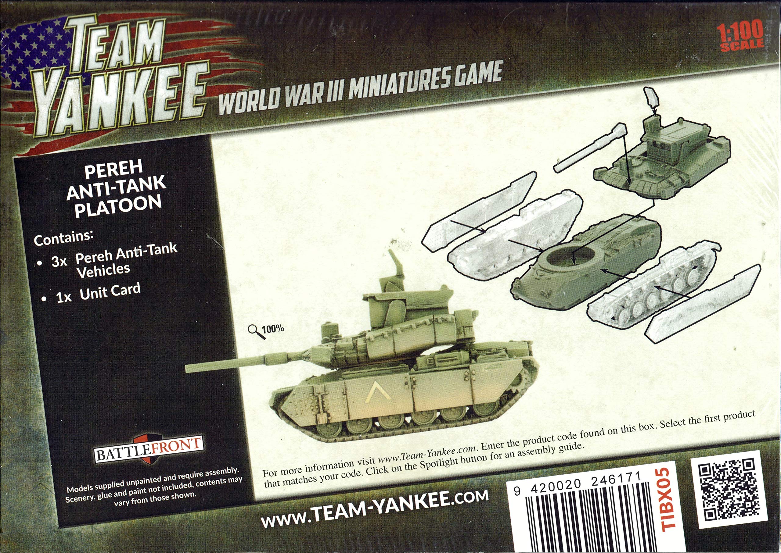Décalcomanies Véhicules Militaires 1/100 Kit D'autocollants Team Yankee
