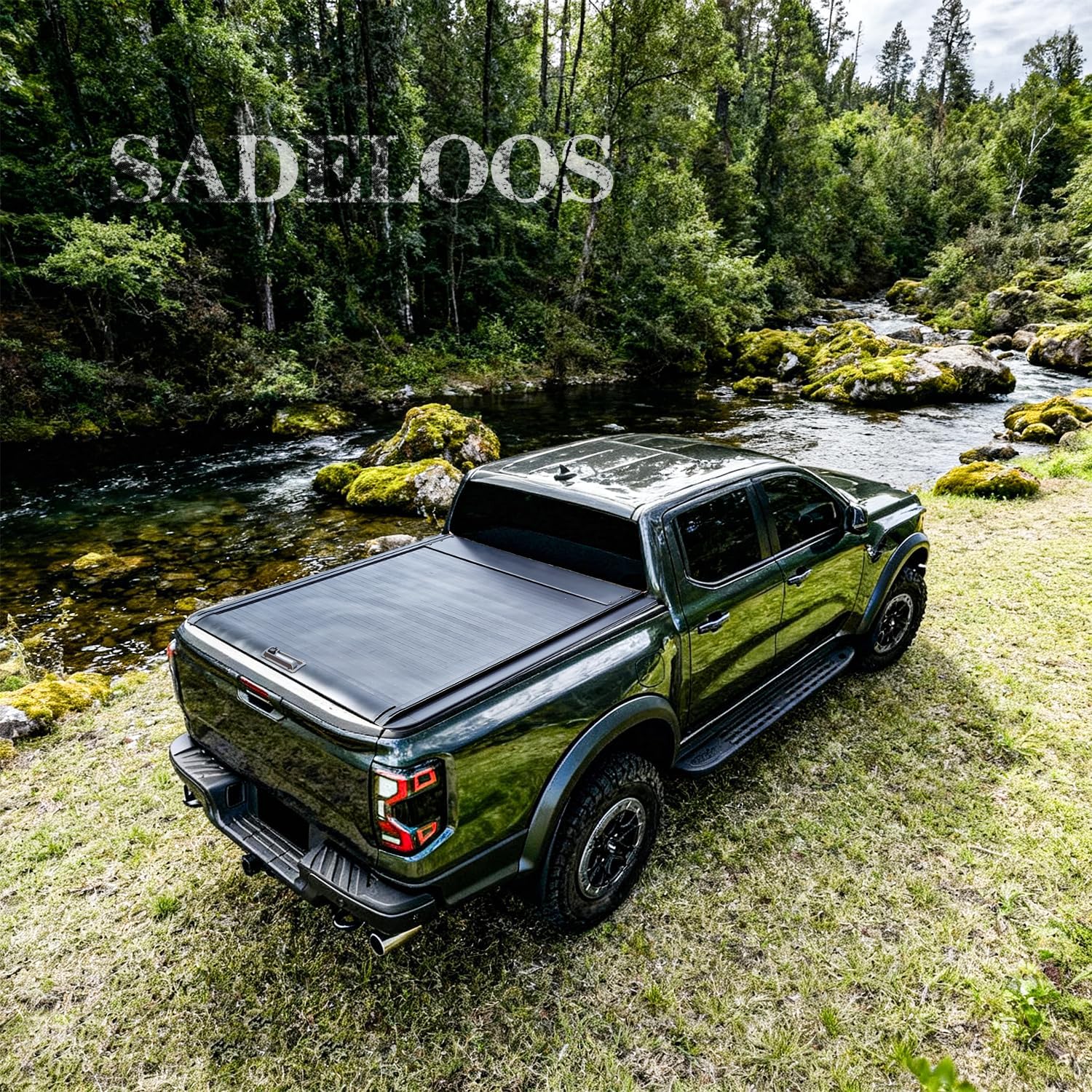 SADELOOS Retractable Truck Bed Tonneau Cover Compatible with 2019 2020 2021 2022 2023 2024 2025 Ranger (5'/60'') Retractable Hard Truck Bed Cover Key Lock