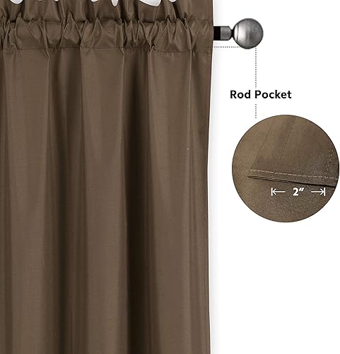 Miniatura 4 de Better Home Style - Cortina aislante para ventana, 2 paneles, 100% opaca, paneles cortos para cocina, baño o cualquier ventana pequeña