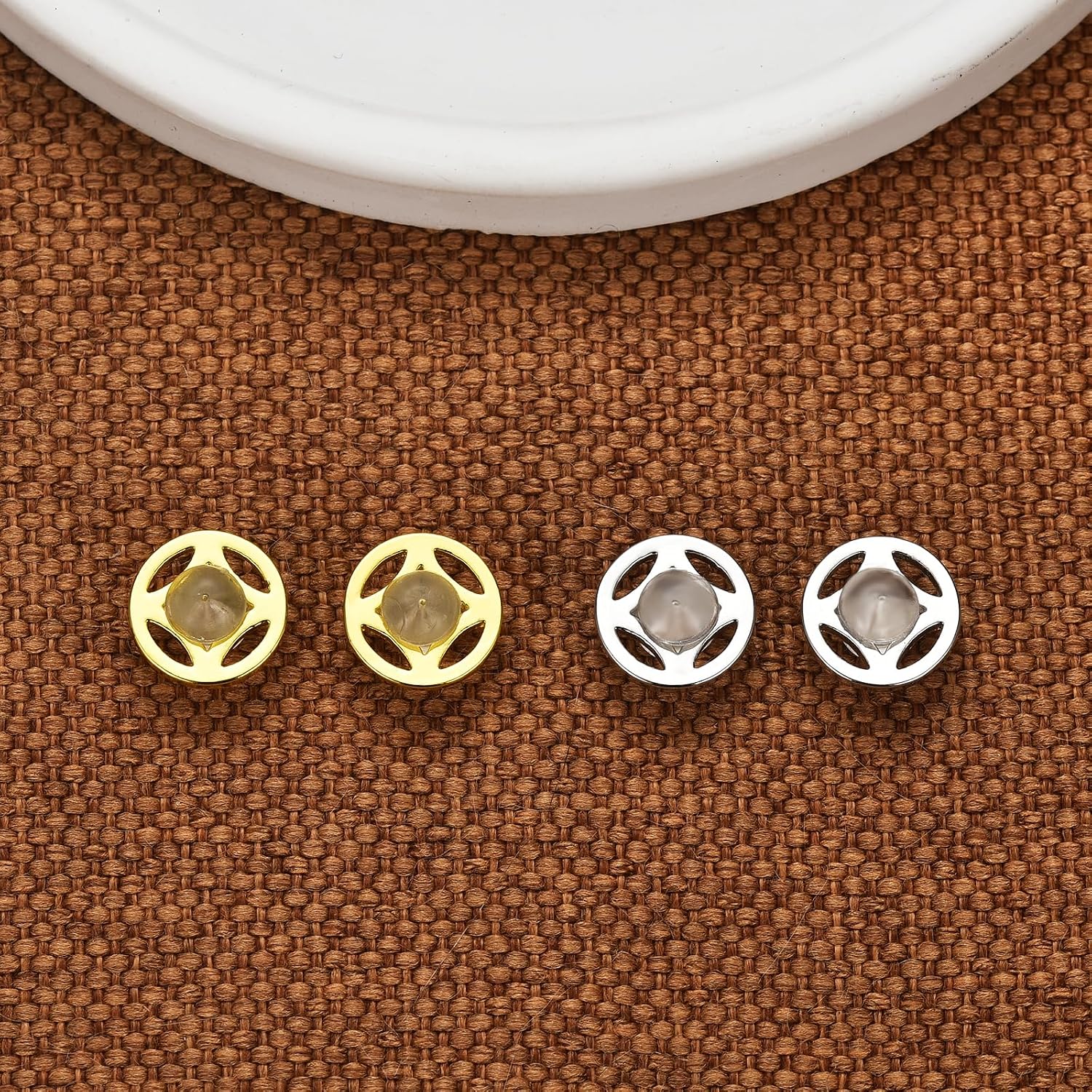 Rubber Earring Backs for Droopy Ears, EBFDOH Earring Backs Silicone Earring Backings for Heavy Earrings Big Lifter Support Backers for Studs Large Earing Backs,Mixed Color