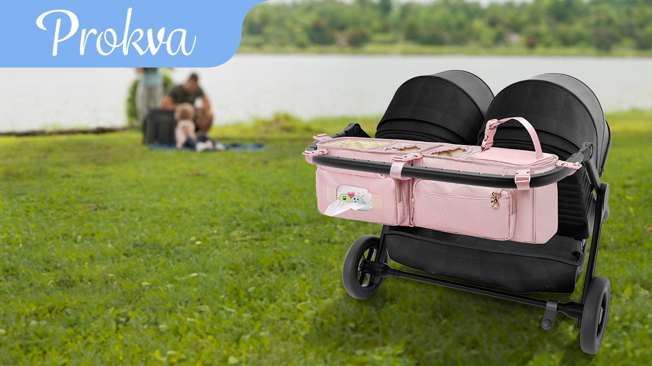 Amazon.com: Prokva Double Stroller Organizer,Double Parent