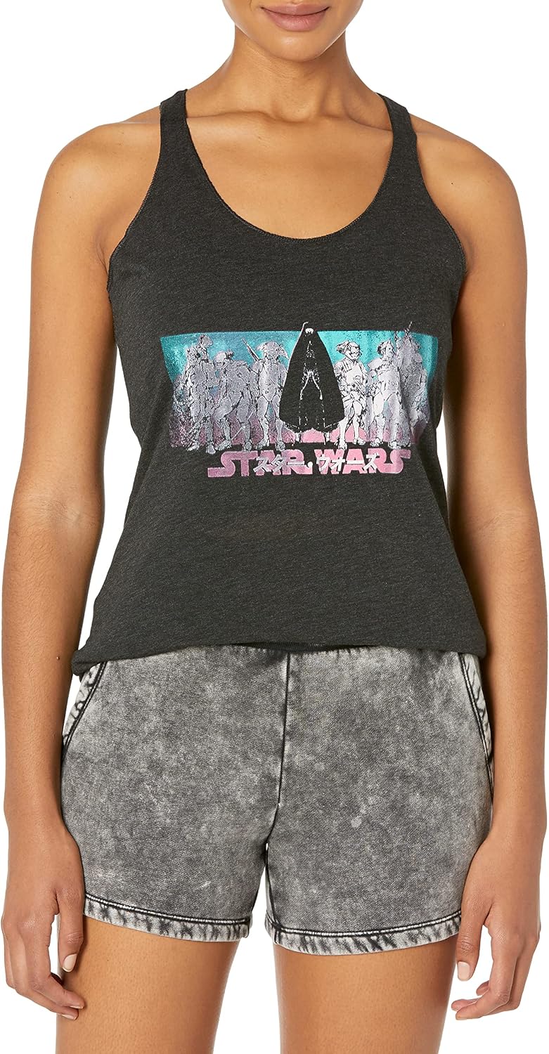 STAR WARS Women's Visions Visions Group Tri-Blend Racerback Layering Tank