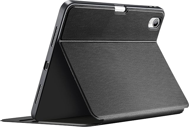 ProCase for iPad 10th Generation 2022 10.9 Inch Case with Pencil Holder, Shockproof Lightweight Protective Book Case Smart Folio Cover for iPad 10, Auto Wake/Sleep -Black