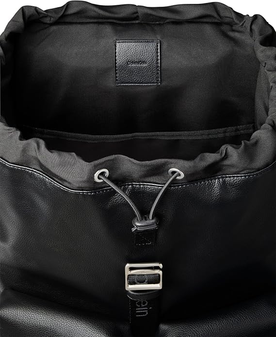 Calvin Klein Erkek CARGO FLAP BACKPACK Sırt Çantası Black Tek Beden