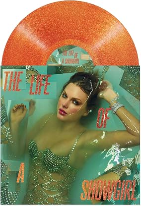 The Life of a Showgirl[Sweat & Vanilla Perfume Orange Glitter Vinyl] por Taylor Swift — capa do álbum