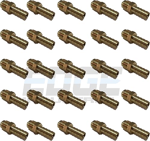 Miniatura 2 de Manguera de 38" ID a 38" 45 Macho Flare recto latón accesorio combustibleaireaguaaceitegasWOG (cantidad 05)