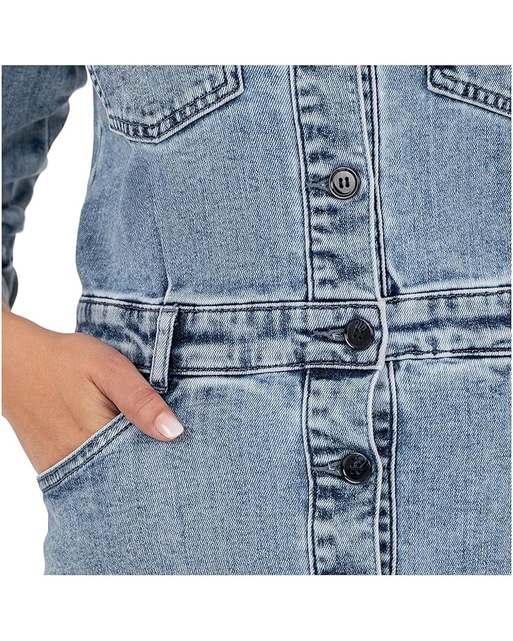 KUT from the Kloth Arlington - Button Front Dress w/ A-Line Skirt & Waistband - #4 of 4