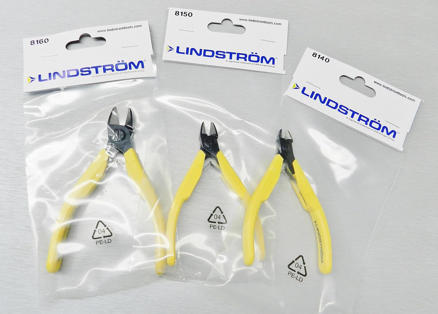 Lindstrom Pliers 8140-8150-8160 Series Oval-Head Cutter SET OF 3 (6E)