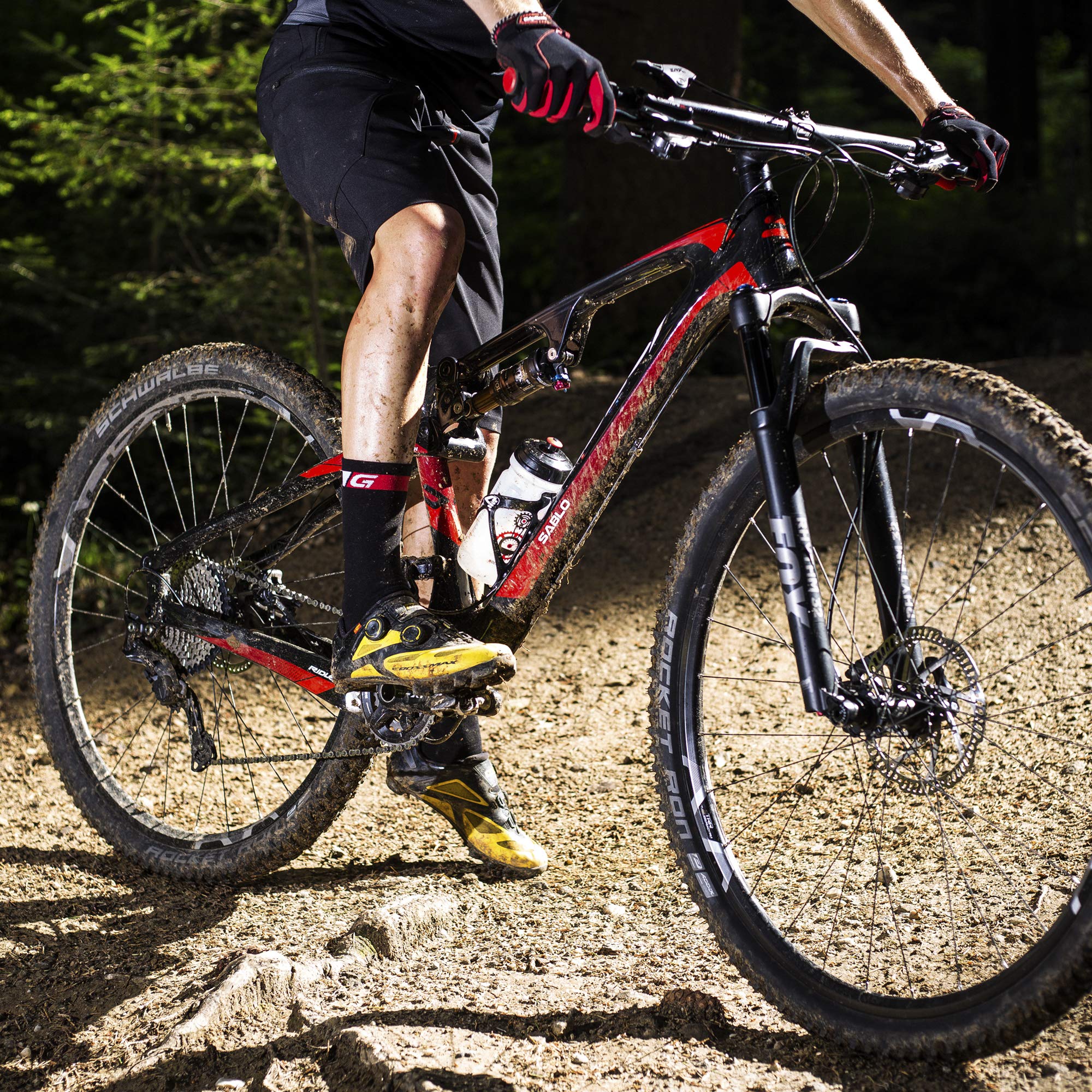 GripGrab Classic High Cut długie skarpety rowerowe, długie skarpety rowerowe do jazdy na rowerze wyścigowym i górskim, spinning gravel
