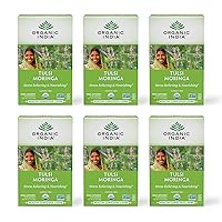 Vista 12 de Organic India - Té orgánico de Tulsi, té de hierbas, 18 bolsas de infusión. paquete de 6