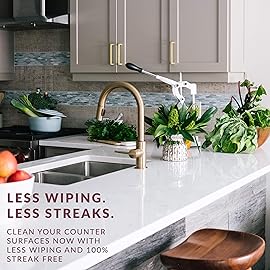 HOPE\'S Perfect Countertop Cleaner and Polish 22-Ounce, Streak-Free Multi-Surface Cleaning Spray, Safe on Stone, Laminate, CORIAN, Granite, Quartz, Marble, Pack of 2