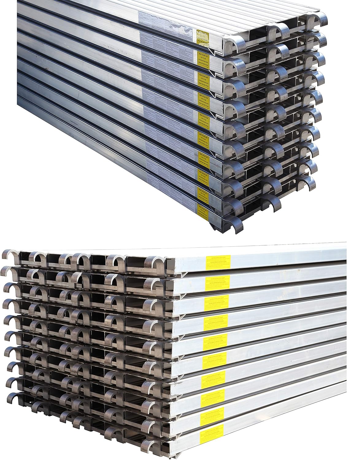 CBM Scaffold 6 PC All Aluminum 75-Lbs per Sq. Ft. Rated Deck 19-1/4" Wide by 7' Long (6)