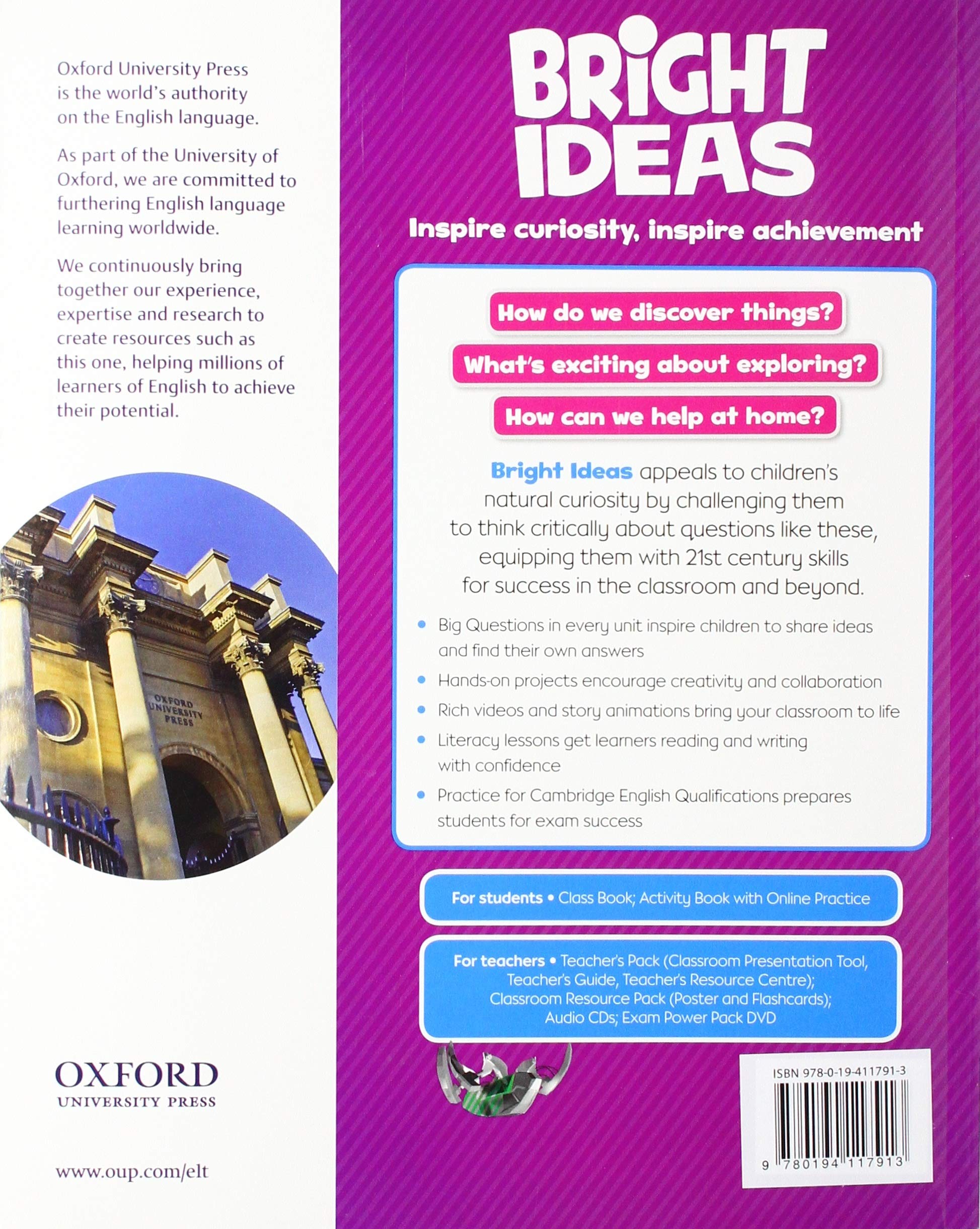Bright ideas. Coursebook. Per la Scuola elementare. Con App. Con espansione online (Vol. 5)
