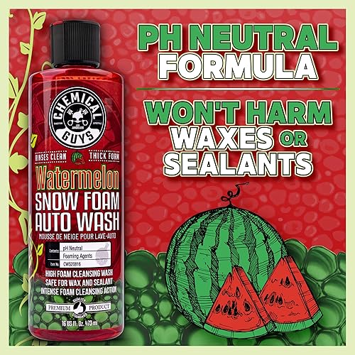 Miniatura 12 de Chemical Guys CWS208 - Pulverizador de espuma de sandía para lavar el auto (funciona con cañones de espuma, pistolas de espuma o cubos de lavado),