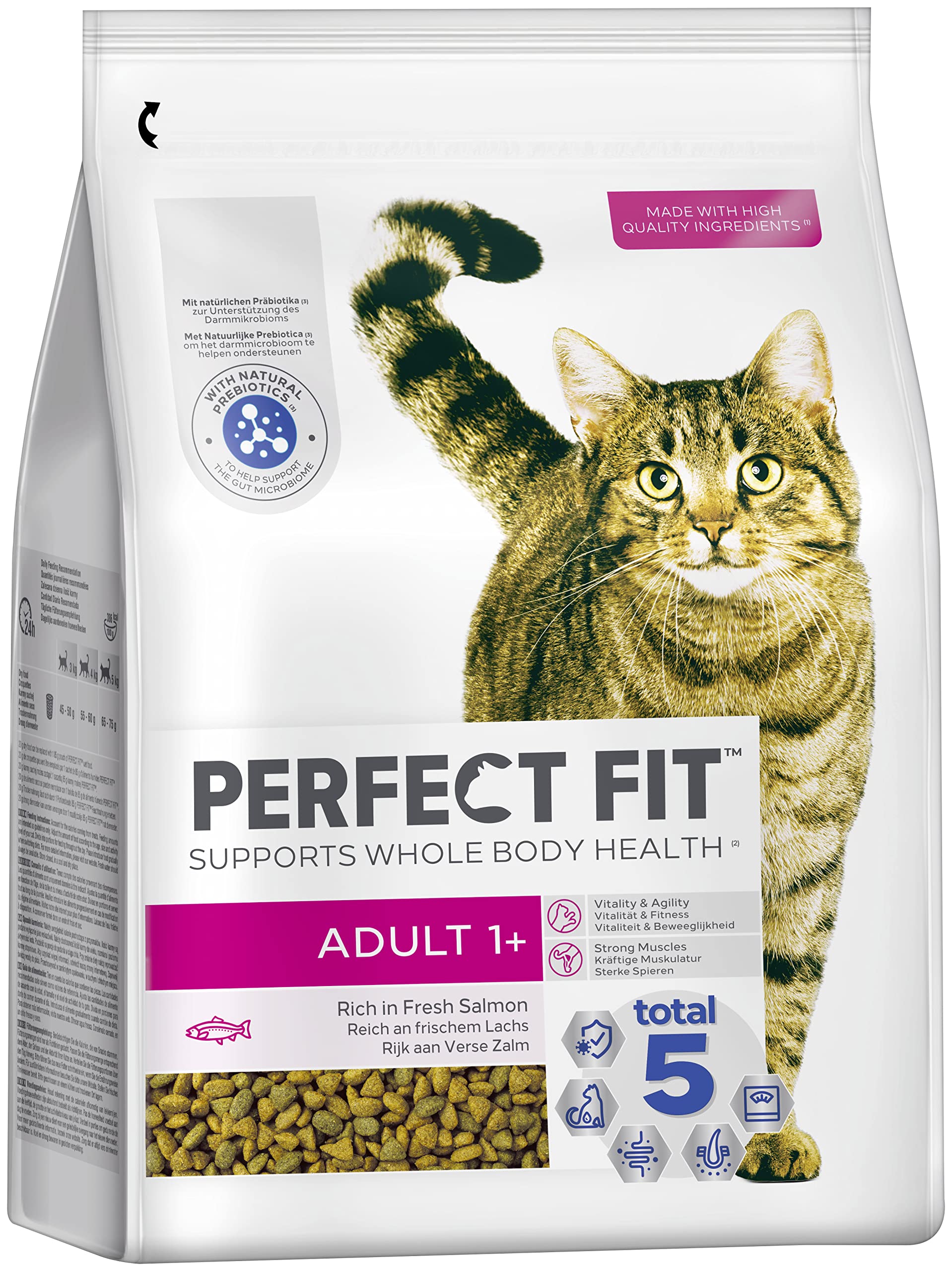 PERFECT FIT Cat Complete Dry Adult 1+ Salmon 2.8kg