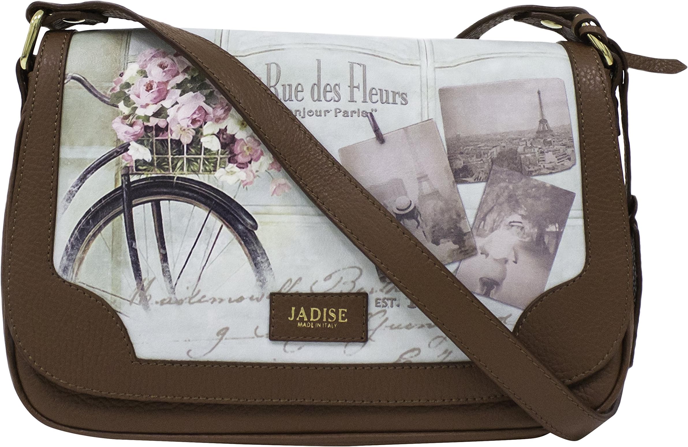 Jadise Women's Line04 Clutch brown Marrone (Cuoio)