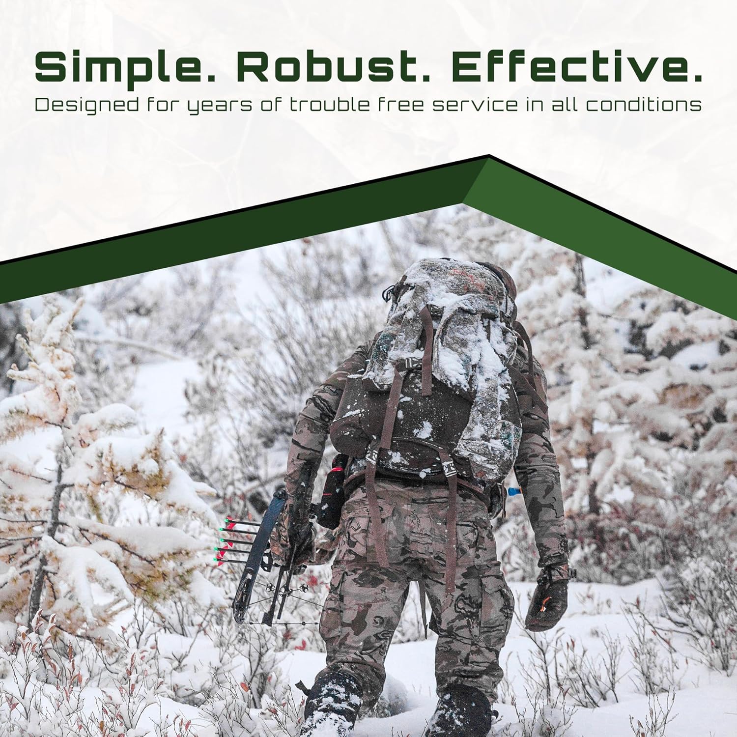 Compound Bow Stabilizer | Made in USA | Fully Adjustable A-Tech Rubber | Archery Bow Hunting Accessories