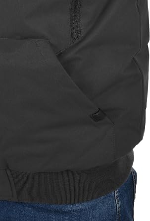 FTCayanz Uomo Giacca Invernale Giubbotto Parka Caldo con Cappuccio Casual Giacche Nero S