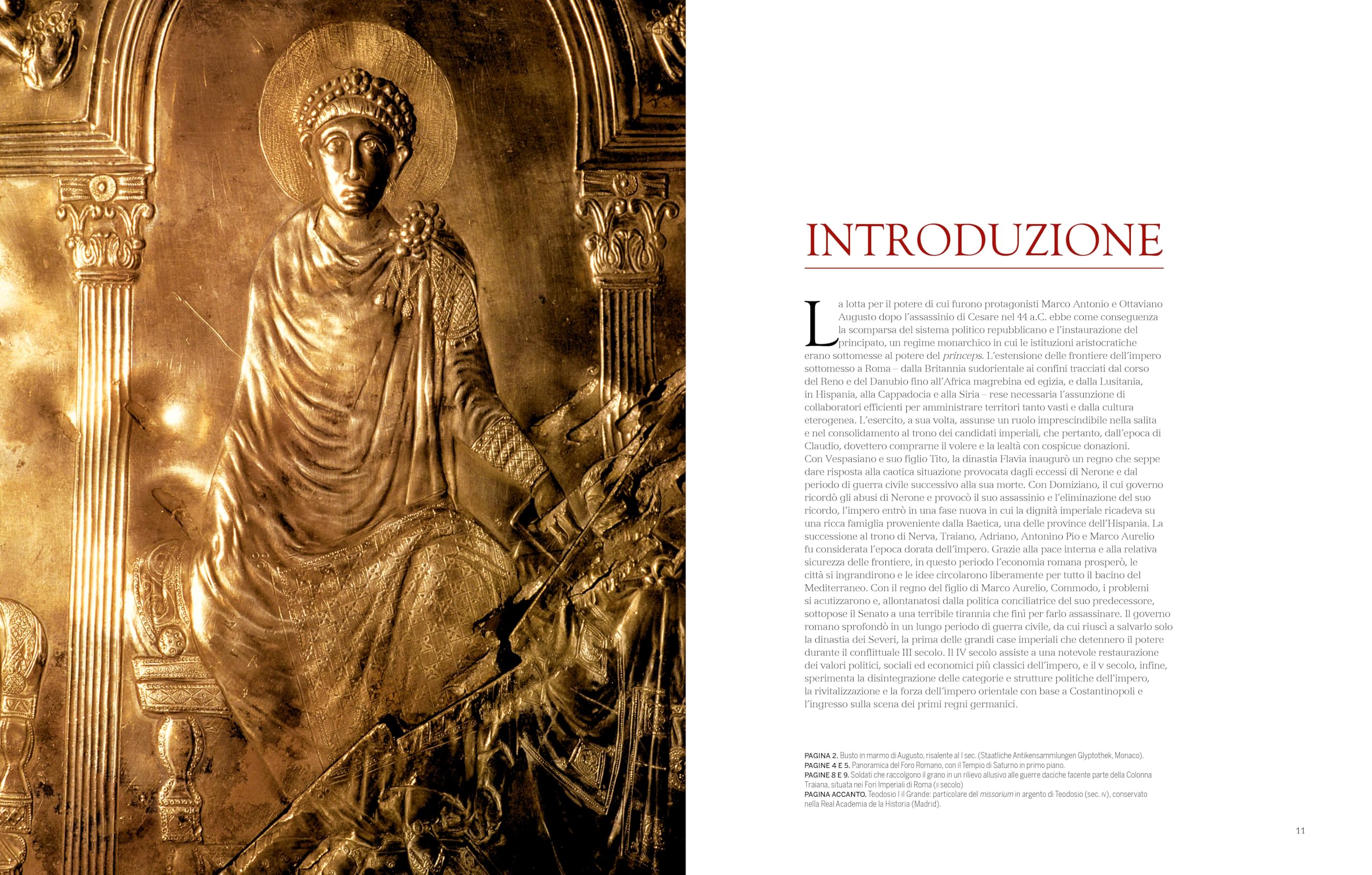 L'impero romano. Dalla nascita alla caduta dell'impero: immagini della potenza di Roma. Ediz. a colori (Antiche civiltà. Storie e tesori)