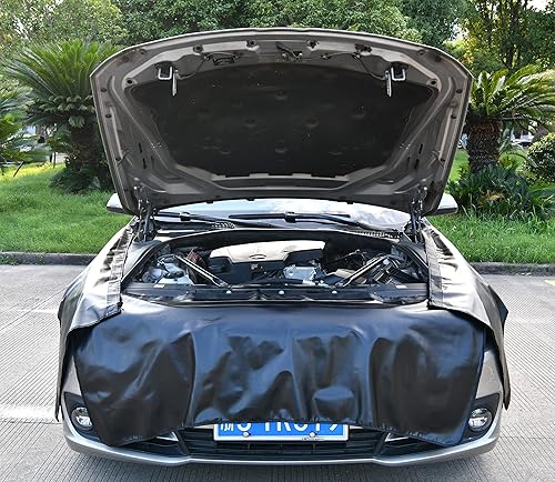 Miniatura 4 de Magca Automotive Fender Covers 3Pcs Set, Magnetic PU Leather Mat for Mechanics, Fender Protector Mat for Repair Work, Large