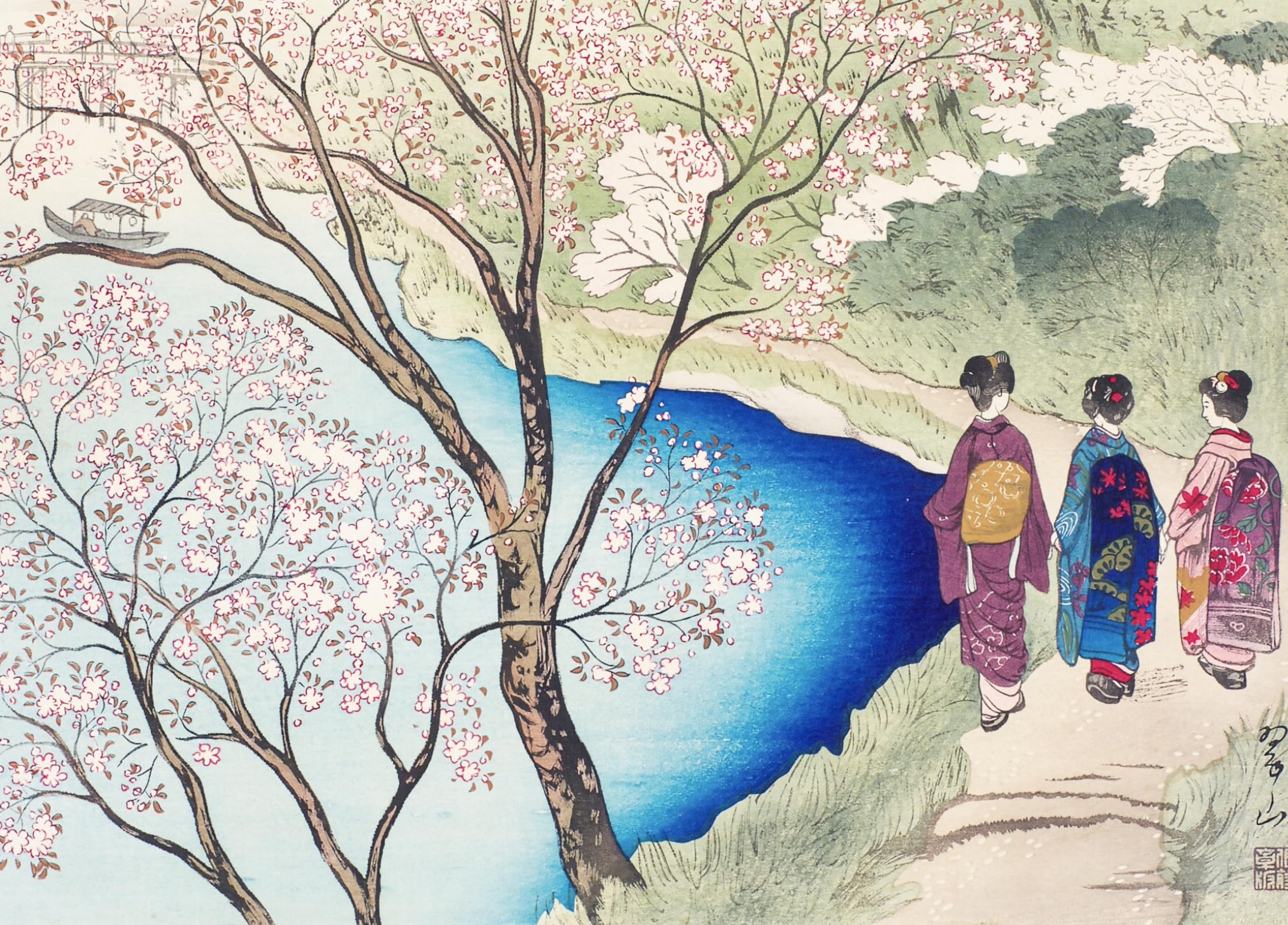 Le Printemps par les grands maîtres de l'estampe japonaise Coffret