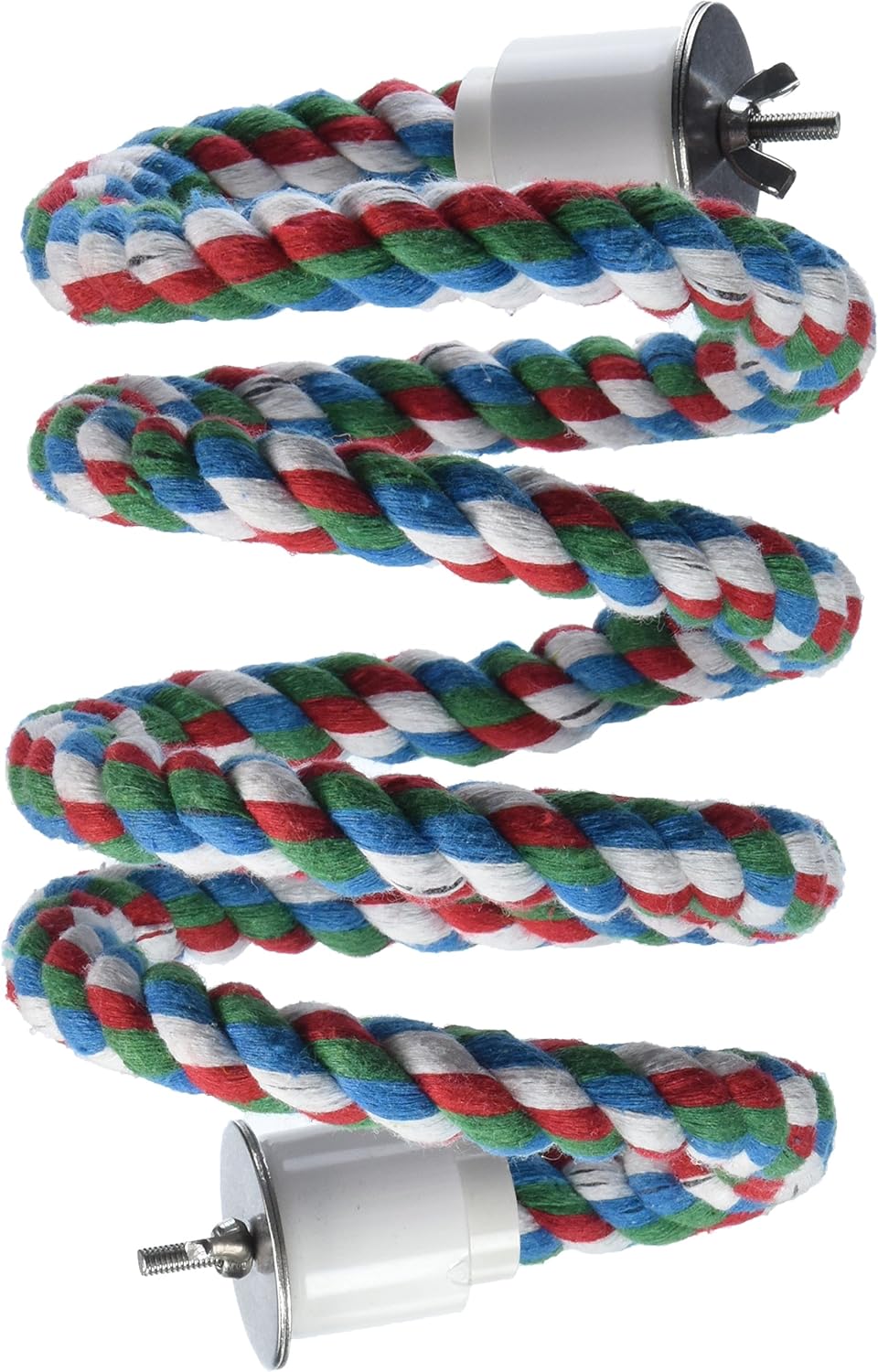 Caitec Paradise Straight Curled Cotton Bird Perch, 1/2-Inch by 48-Inch