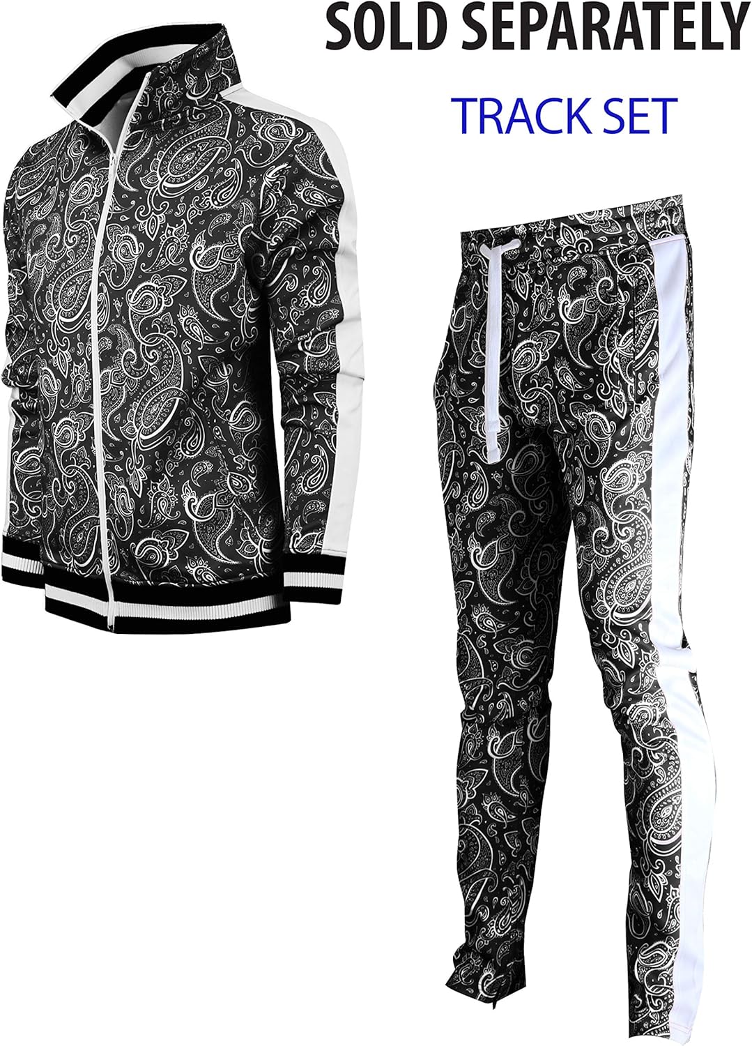 SCREENSHOT Mens Urban Hip Hop Premium Track Jacket - Slim Fit Side Taping Sportswear Urbanwear Streetwear Fashion Top - Image 3