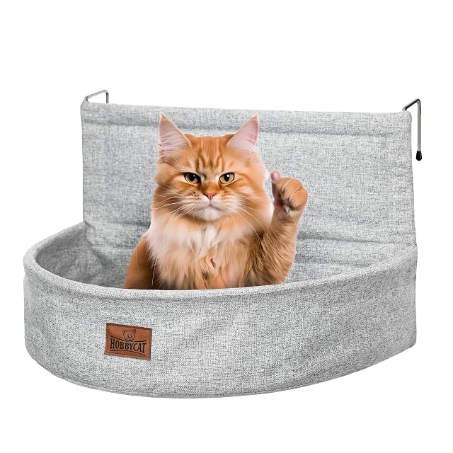 Cama para calefacción para gatos - Cama para radiador para gatos - Cama calefactora para gatos con felpa suave