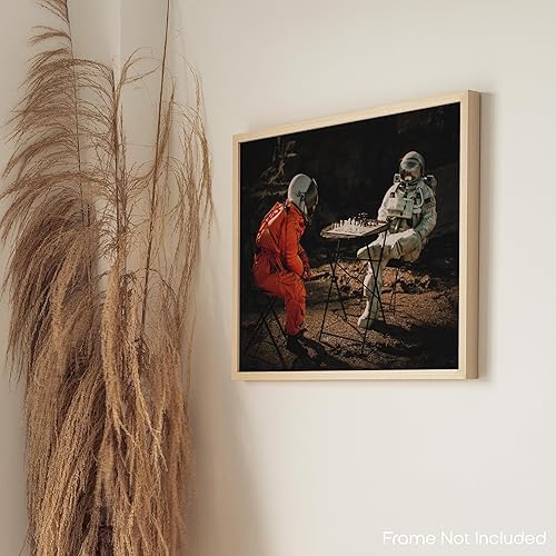 Miniatura 8 de Astronauts Logical Moves Tablero de ajedrez Ataque Aperturas de Conocimiento Match King Queen Citas Motivacionales Carteles Impreso Hogar Aula