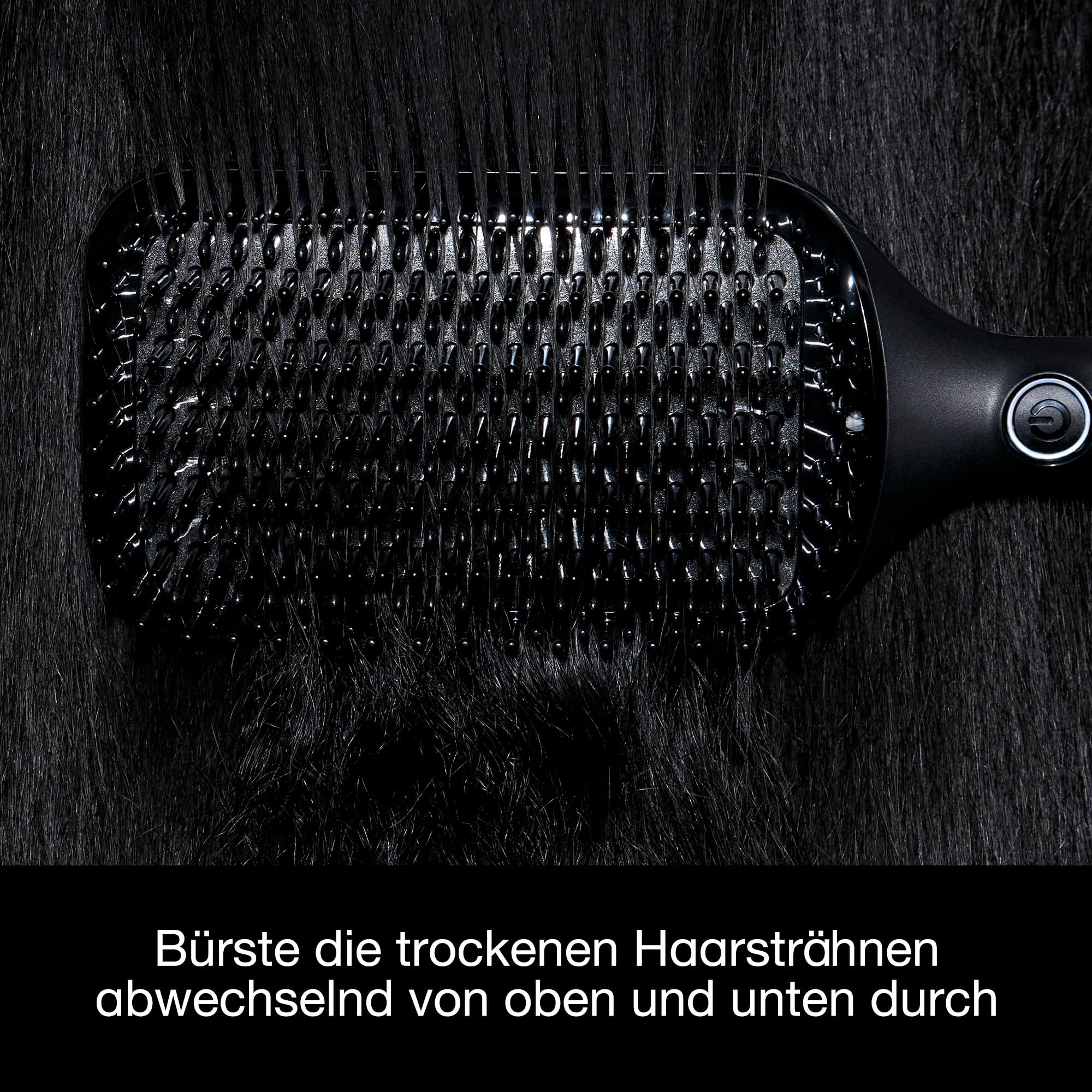 ghd glide+ max Hot Brush: Haarglätter Bürste für dicke & lockige Haare | Hot Brush für schnelles & einfaches Styling, sleeke Haare in nur einem Stylingzug, Anti Frizz, ohne extreme Hitzeschäden