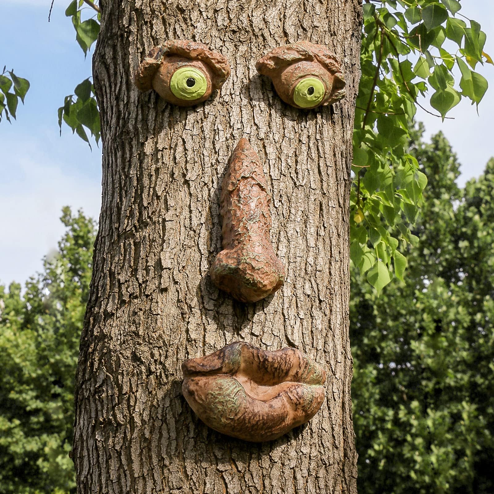 Amazon.com : ZEshops Tree Faces Decor Outdoor - Funny Old Man Tree and ...