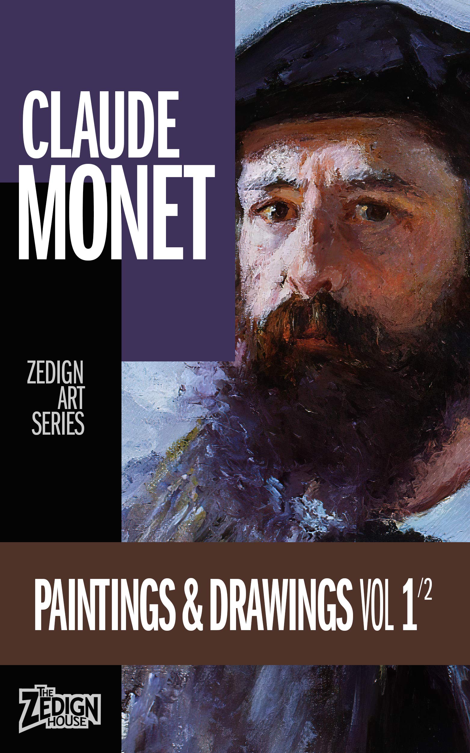 Claude Monet Paintings Drawings livre de table basse esthétique pour salon élégant
