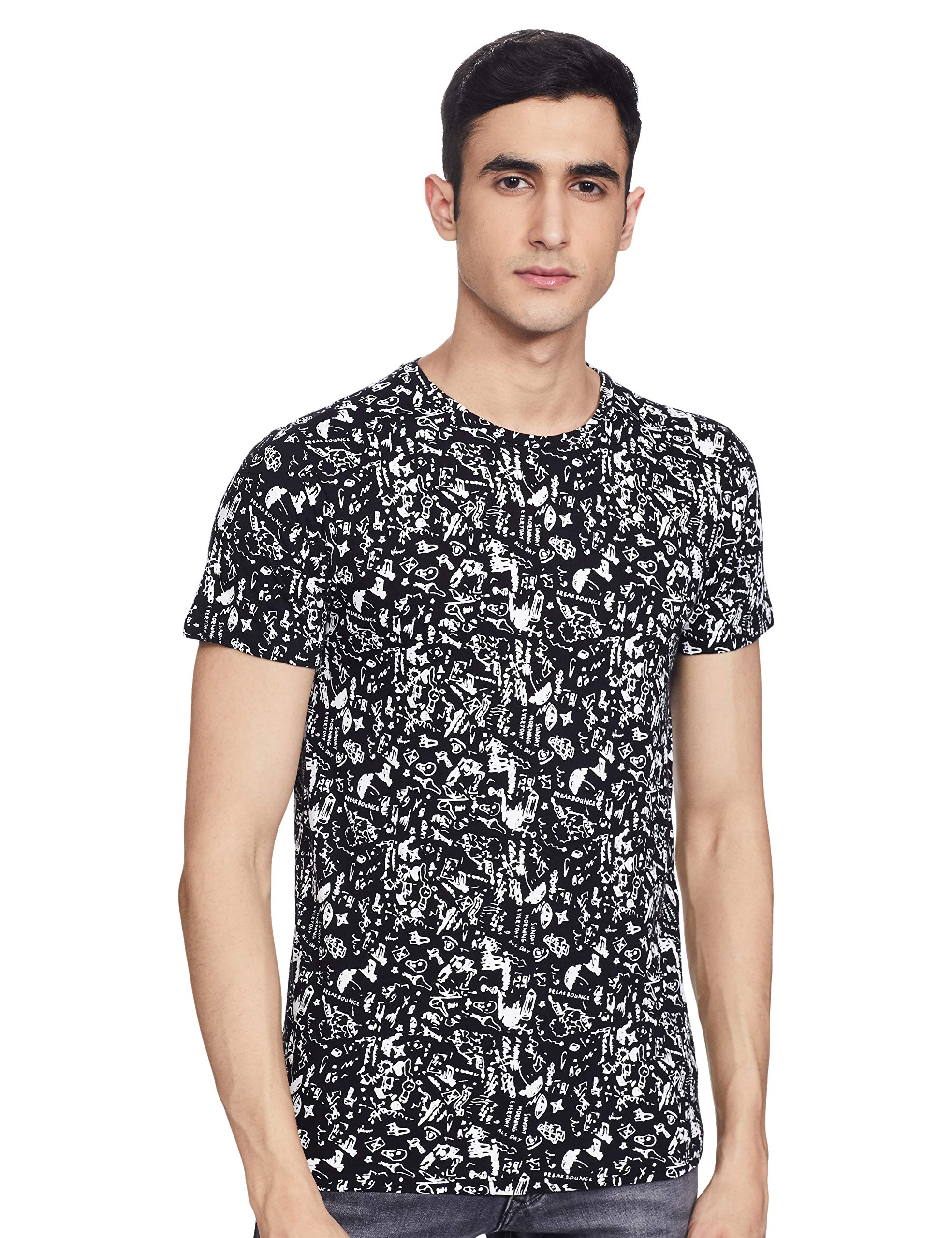 BreakbounceMen's Printed Slim fit T-Shirt