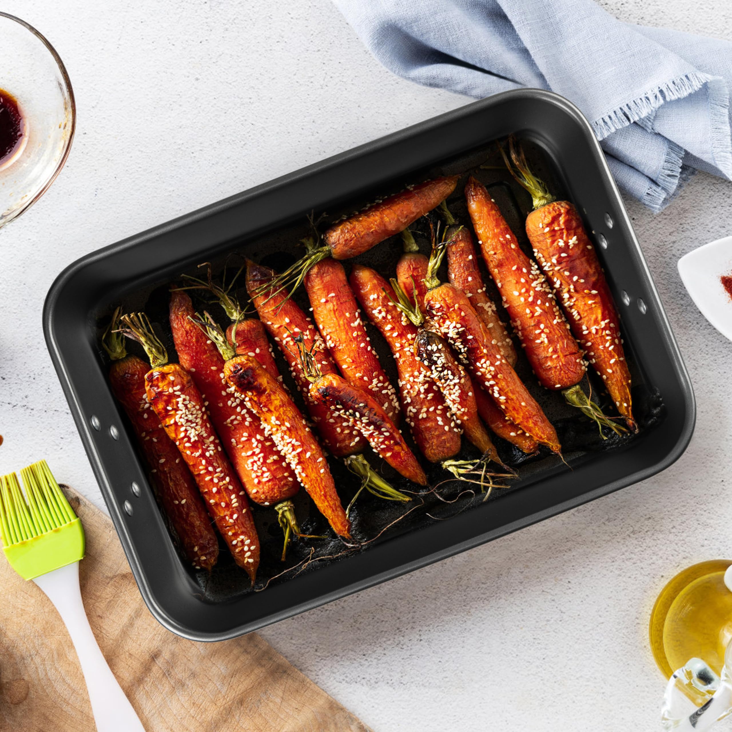 Tiawudi Lasagna Pan - Nonstick & Heavy Duty -7