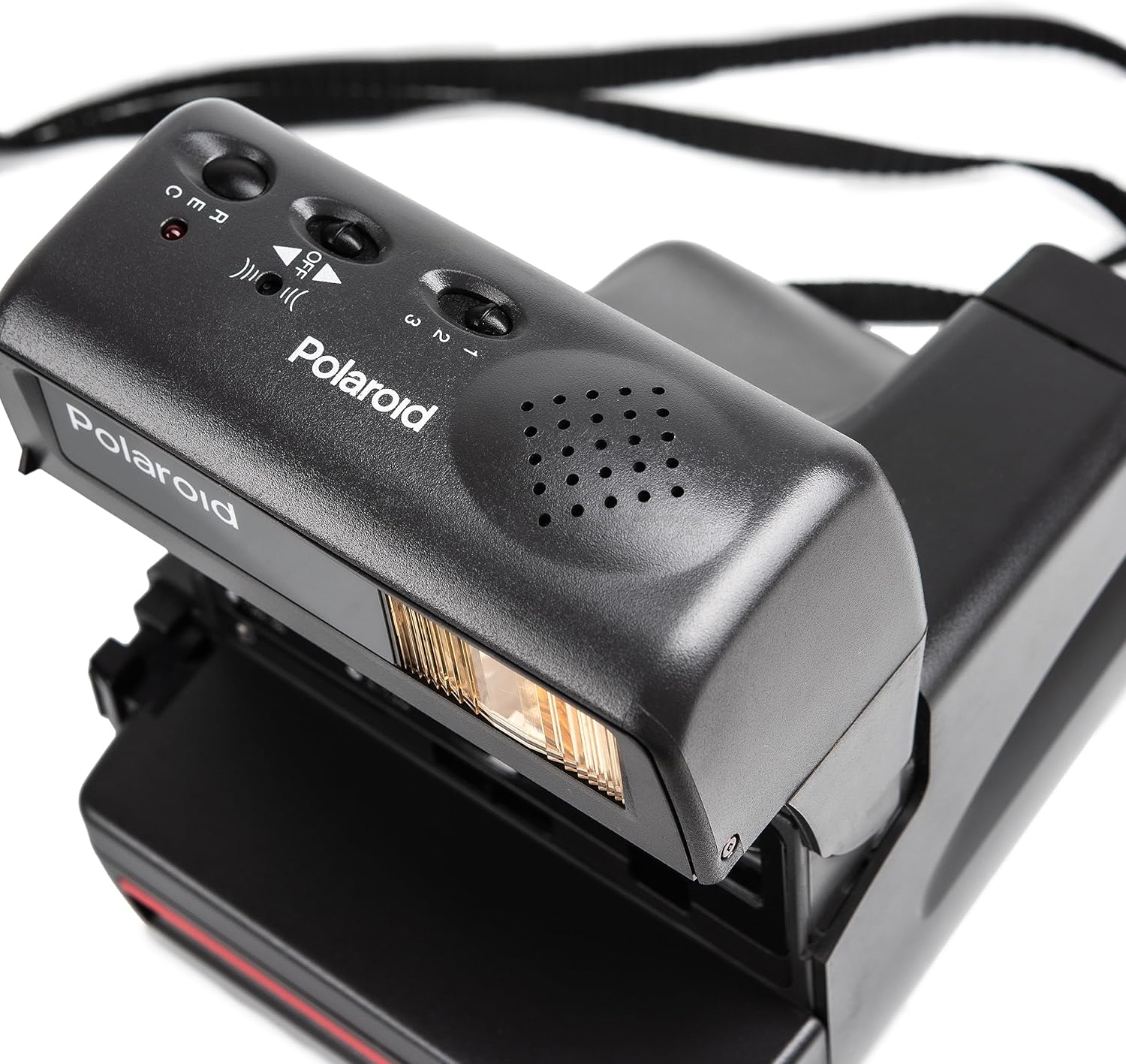 Vintage Polaroid 636 Talking Camera – Instant 600 Film Camera with Sound Feature, Built-In Flash, Retro Design (Renewed)