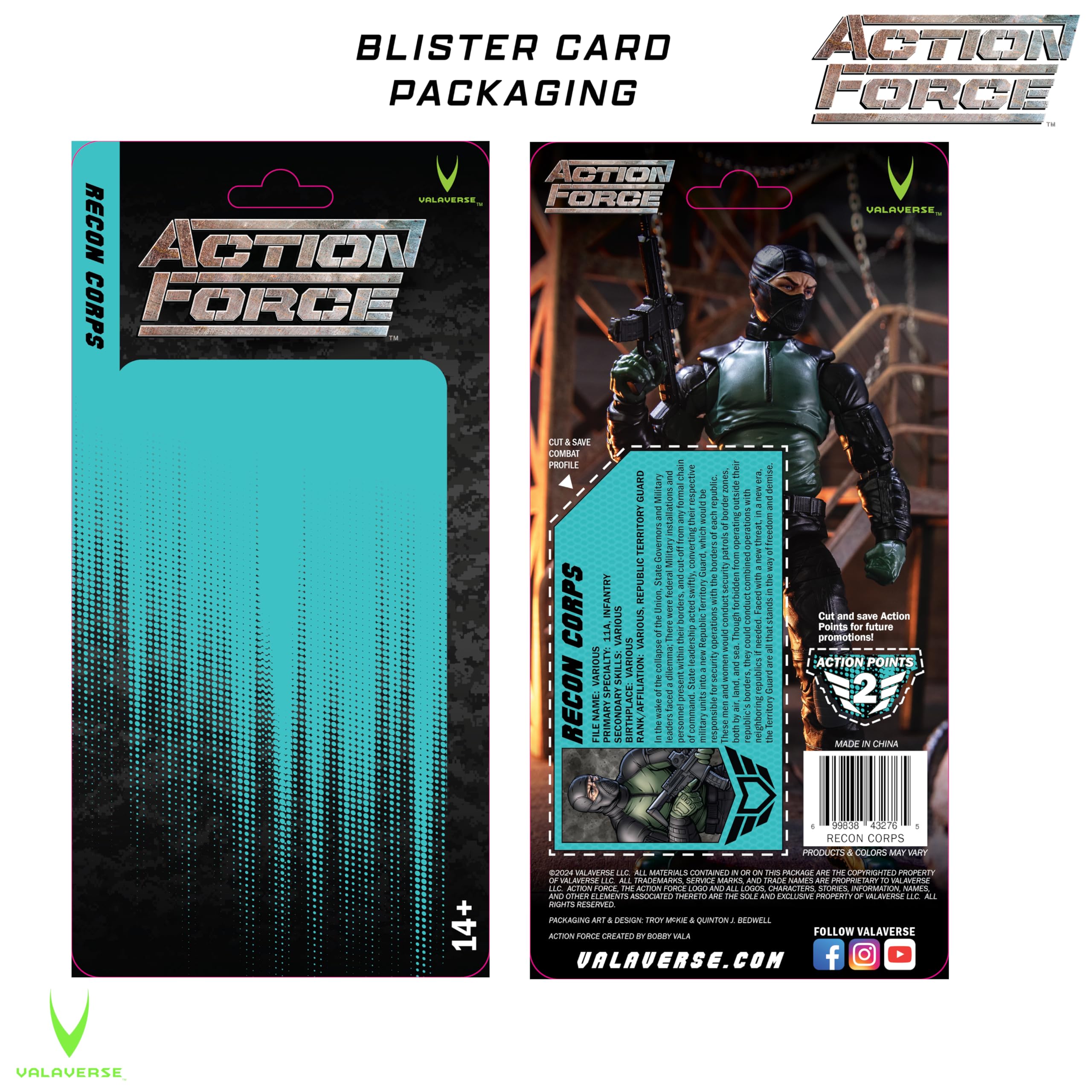 Amazon.com: Action Force Valaverse Series 5 Recon Corps Trooper