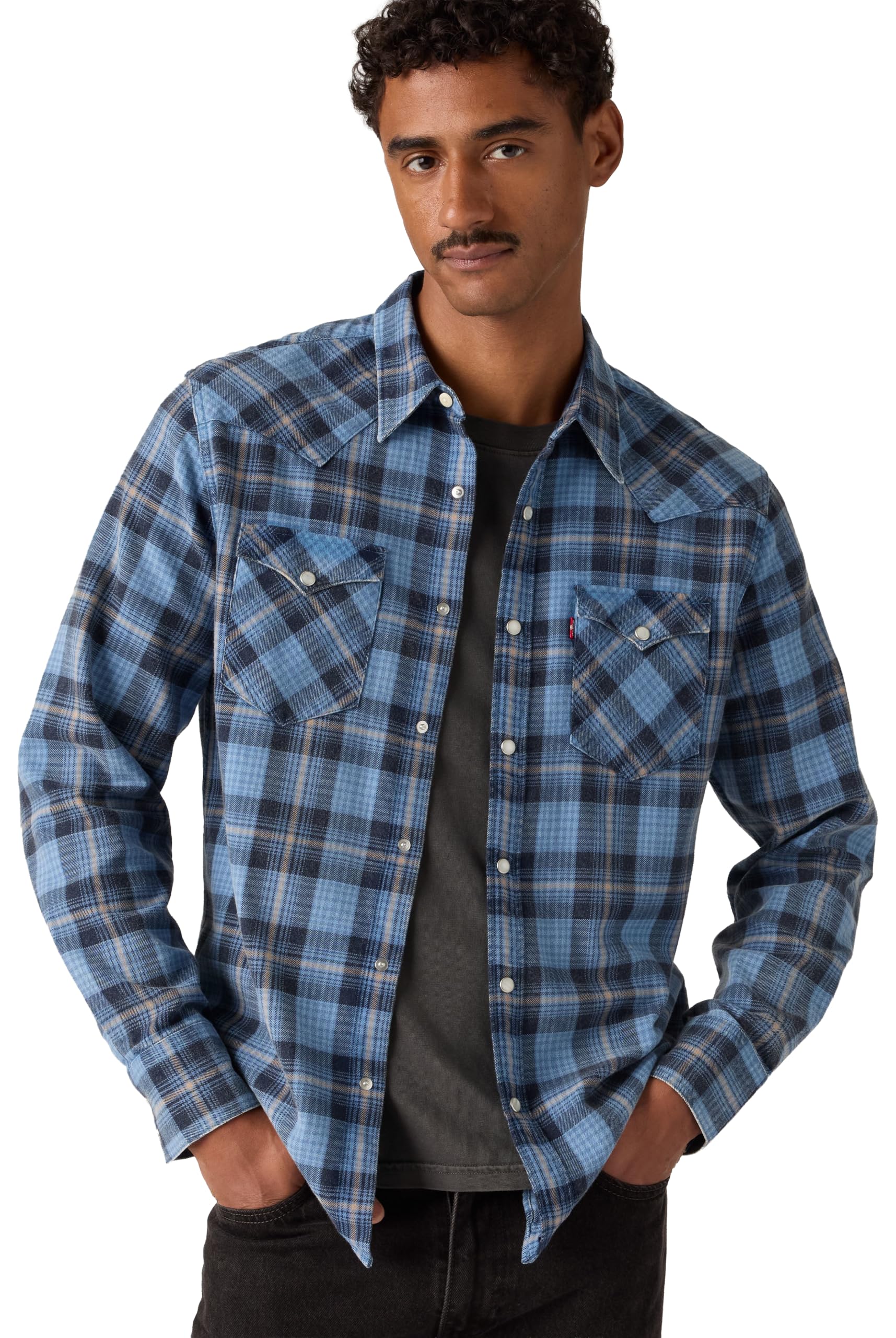 Barstow Western Standard Niklas Plaid Qu