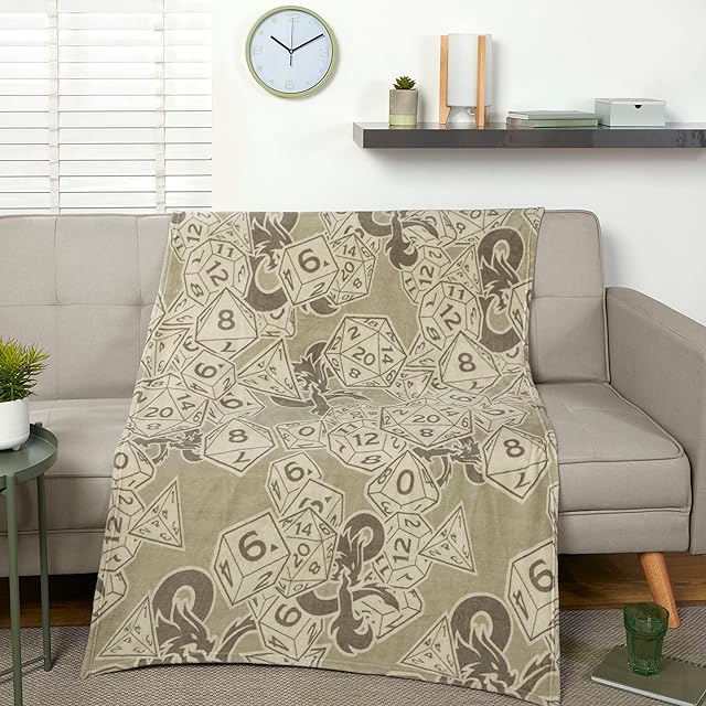 Coco Moon Dungeons & Dragons Soft Warm Cozy Blanket Fleece Throw For Kids and Familes