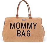 Childhome, Mommy Bag, Changing Bag, Maternity, Travel Bag, Large Capacity, Changing Mat, Adjustable Shoulder Strap, Compartmentalised, Insulated Pocket, Suitcase Pocket, Teddy beige - 1