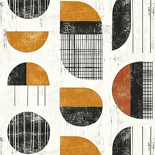 Livelynine 17.5x276 Geometric Wall Paper Peel and Stick Modern Waterproo...