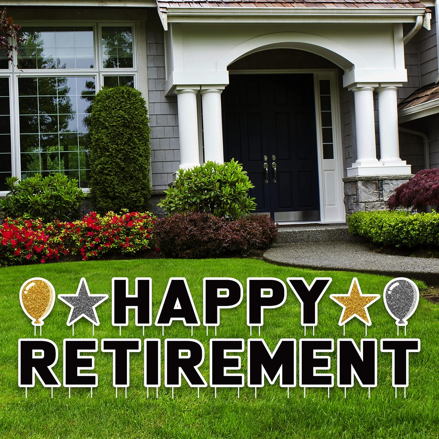 Happy Retirement Yard Sign Letters Happy Retirement Yard