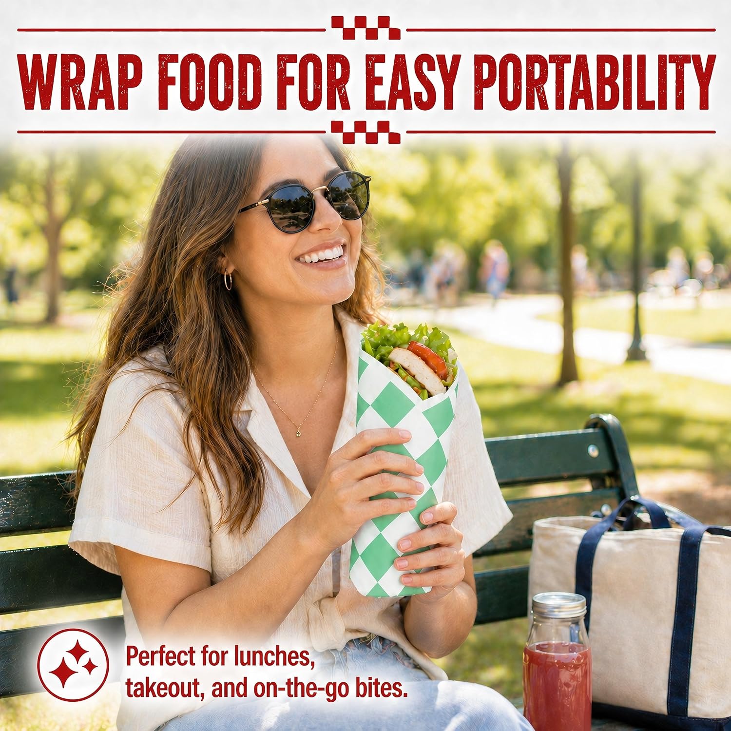 200 Pcs Deli Paper Sheets, Grease-Resistant 7x7-Inch Food Basket Liners