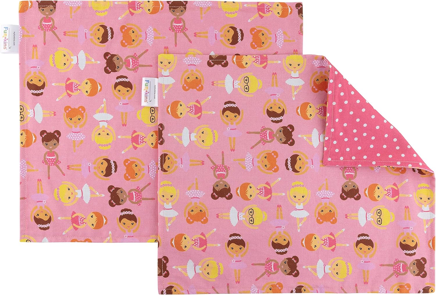 Funkins Reusable Cloth Placemats for Kids & Lunch Boxes Reusable, Eco