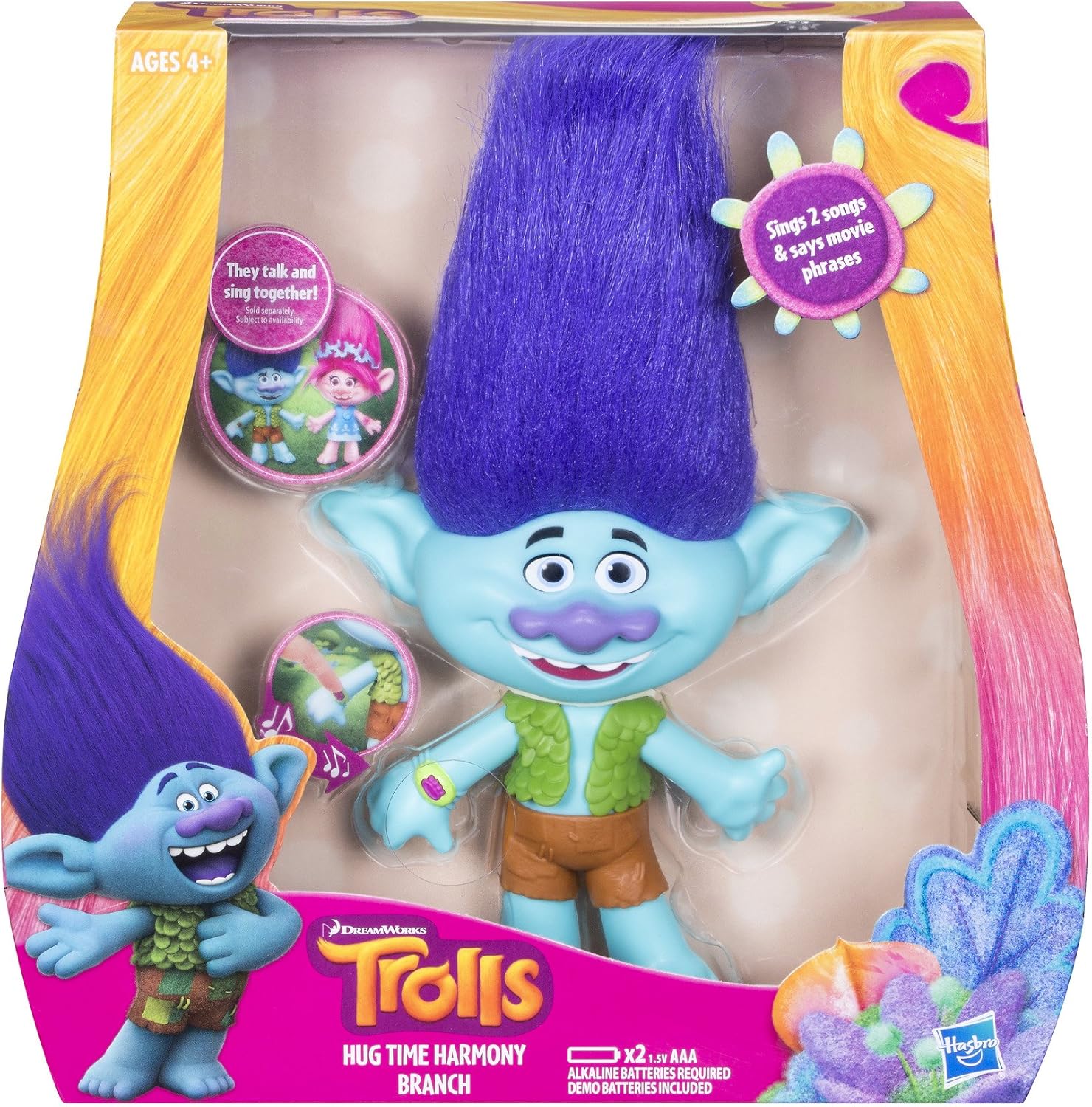 Trolls DreamWorks Branch Hug Time Harmony Figure for 48 months to 1188 months