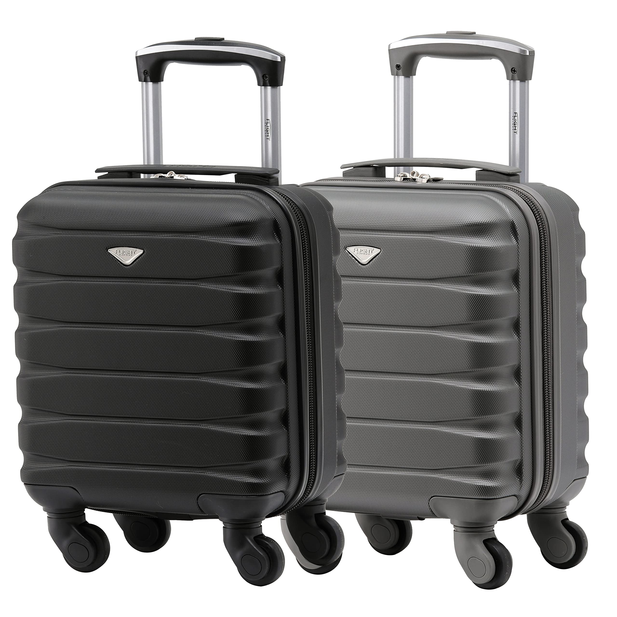 Flight Knight Suitcase Set of 2 Lightweight 4 Wheel ABS Hard Case Cabin Carry On Hand Luggage Approved for Over 100 Airlines Including easyJet, British Airways, Ryanair & Many More 55x35x20cm — view 49