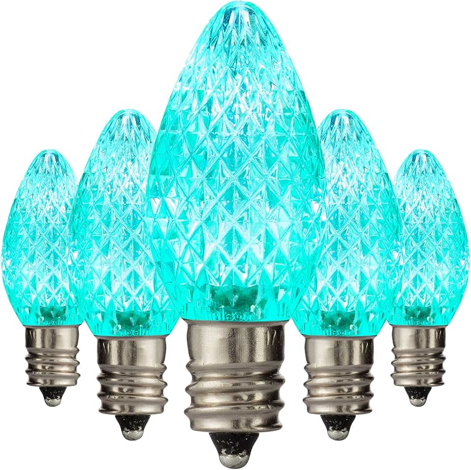 C7 Green / LED Bulbs / Light Bulbs Tools & Home Improvement